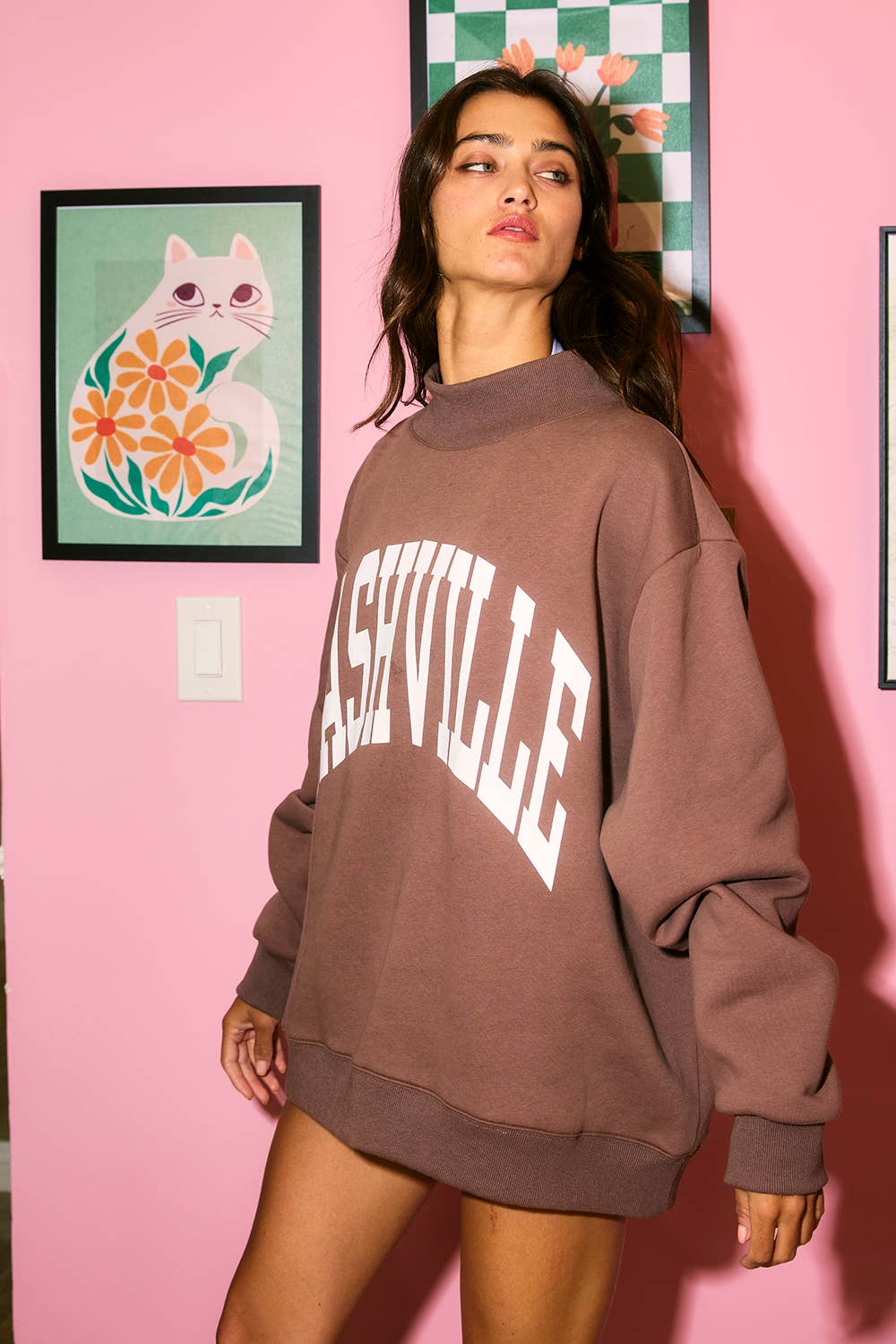 Nashville Mockneck Reversible Sweatshirt