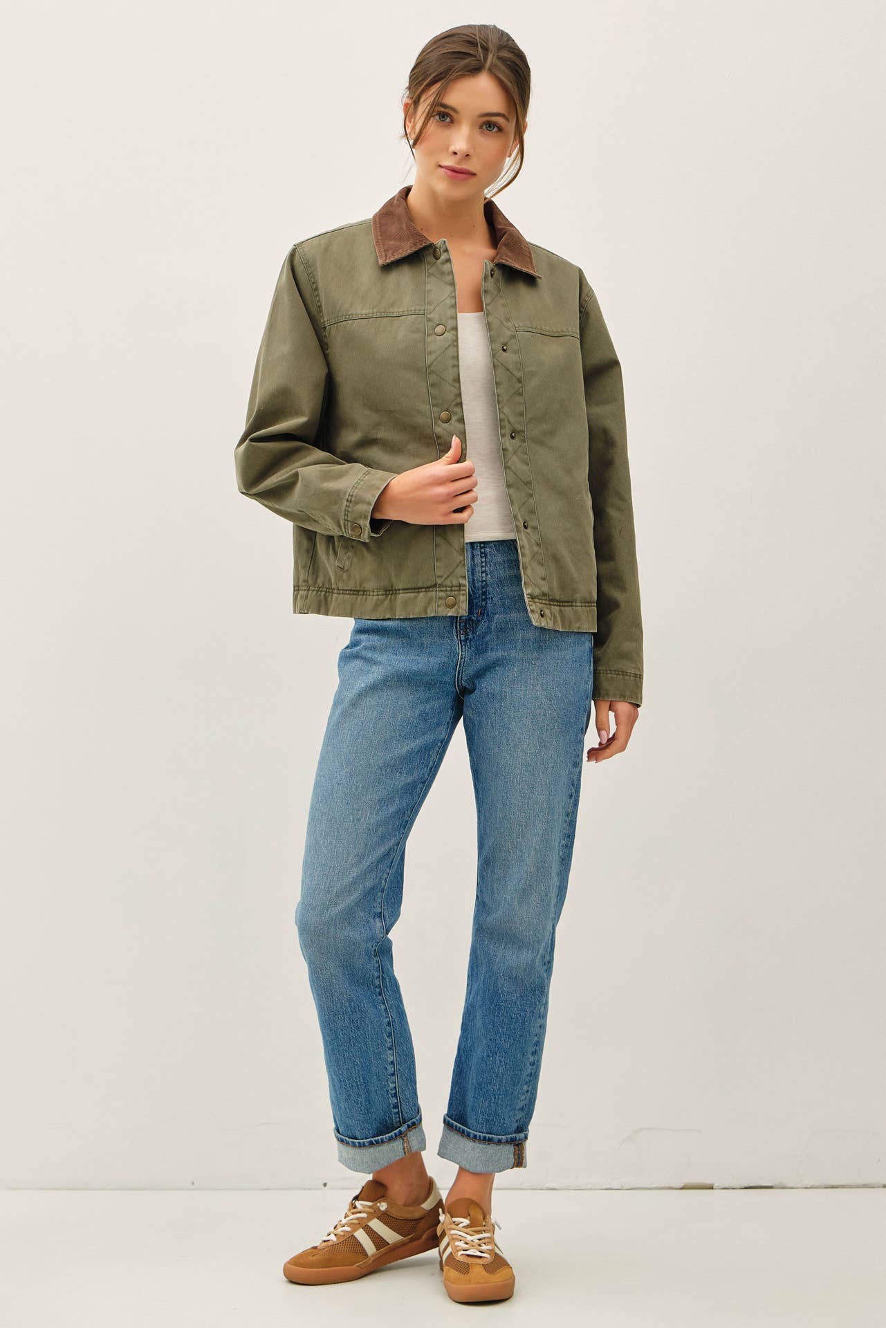 Classic Barn Jacket- Olive Green
