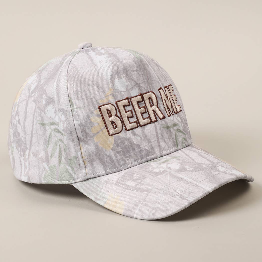 Beer Me Light Camo Hat