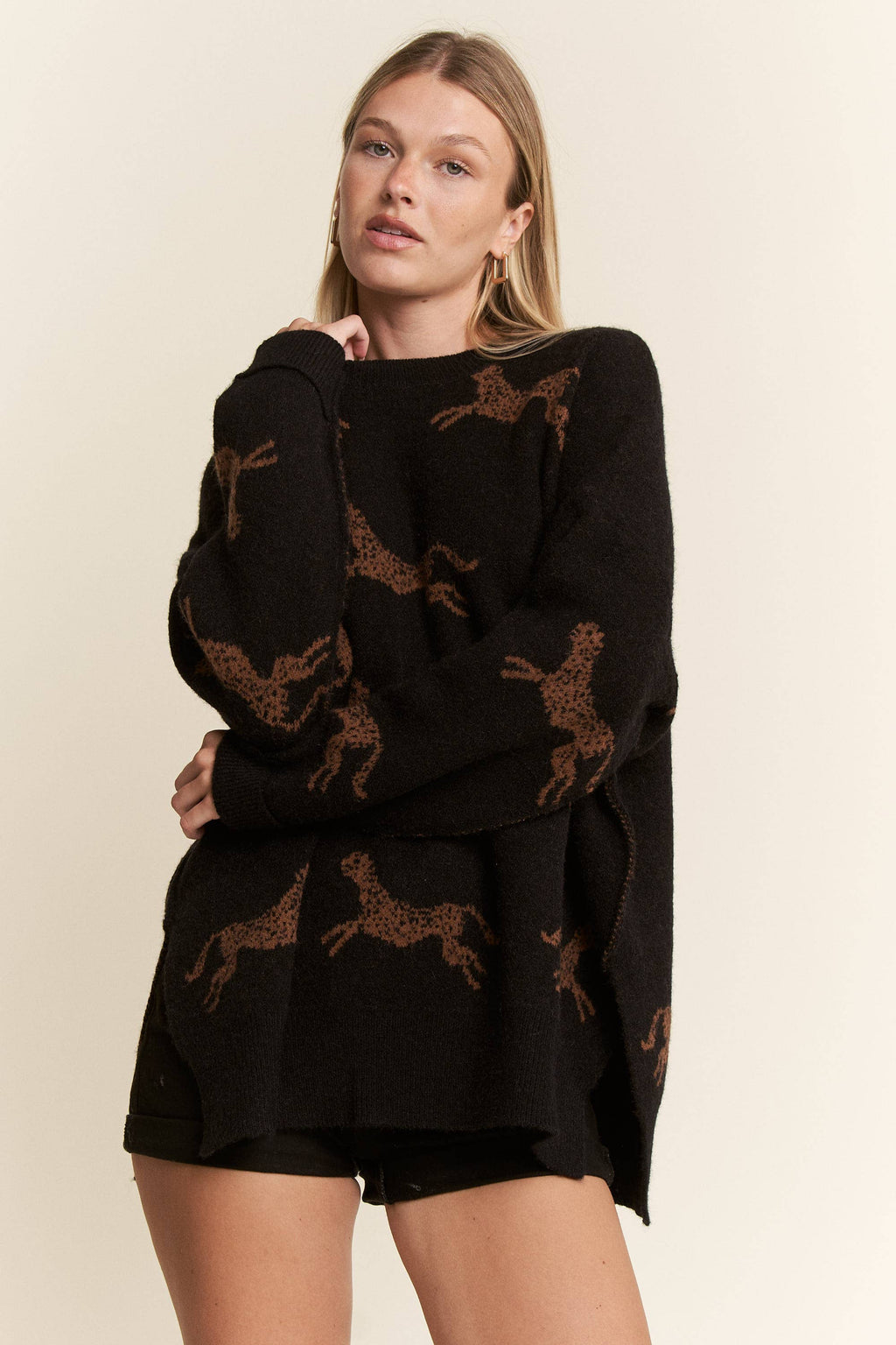 On the Prowl Cheetah Sweater