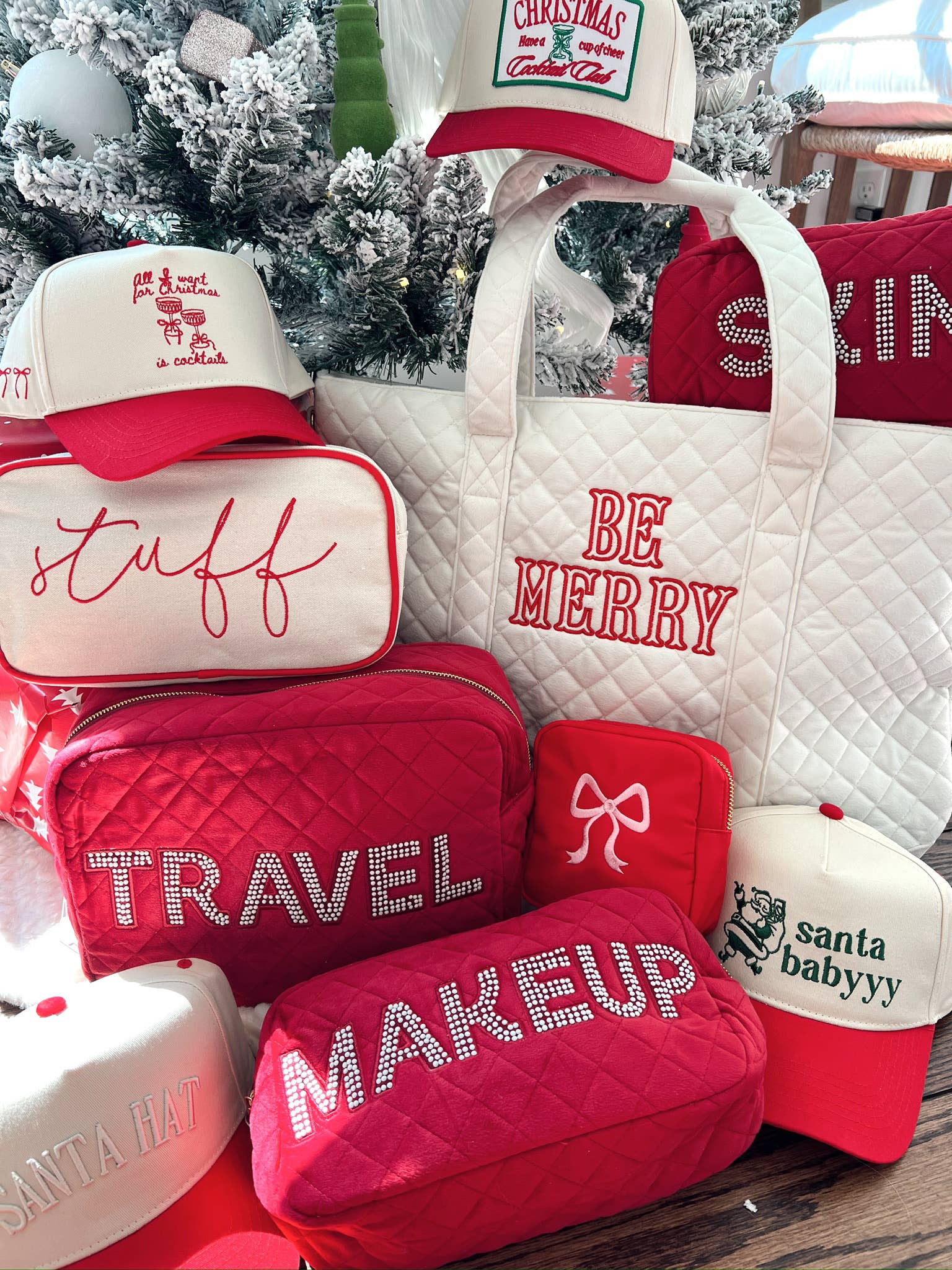 All I Want for Christmas is Cocktails - Red Trucker