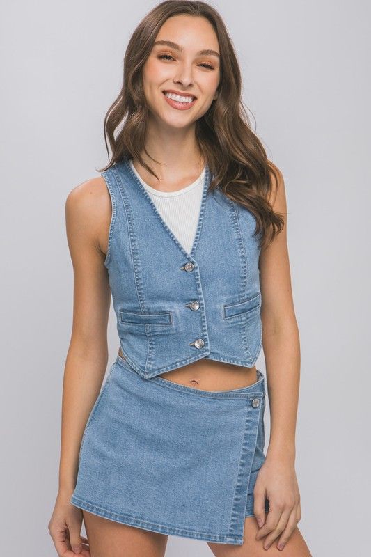 Darlin Denim Skort