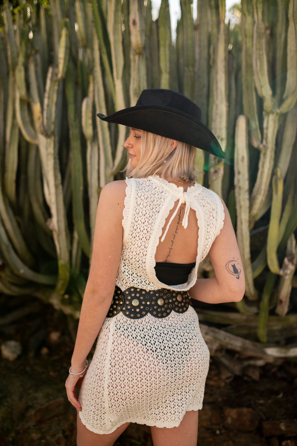 Tally Crochet Mini Dress